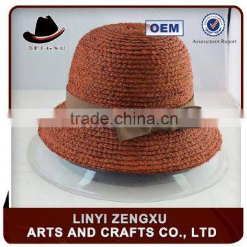 Cheap And Elegant Lady Straw Boater Hats photo-2
