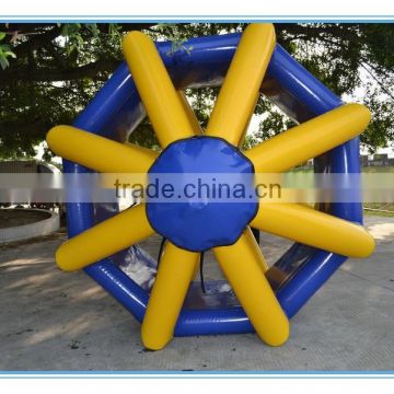 cheap water sports equipments, inflatable water running machine, inflatable water roller for hot sale