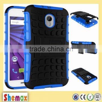 Hot-selling kickstand TPU+PC cover for motorola moto g3,Protect case for moto g3