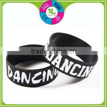 2015 Hot Silicone Wrist Band/personalized Silicone Bracelet/silicone Rubber Bracelet