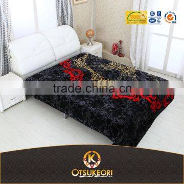 100% polyester short pile thickness raschel quality blanket china manufacturers