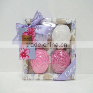 Purchasing bath soap in gift paper box