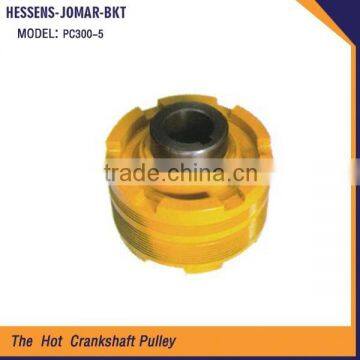 high quality cast iron wheel forklift parts for pulley PC300-5