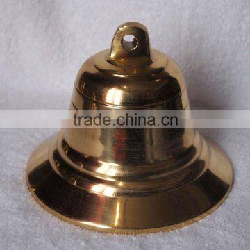 4" brass bar bell with polished surface ,door bell