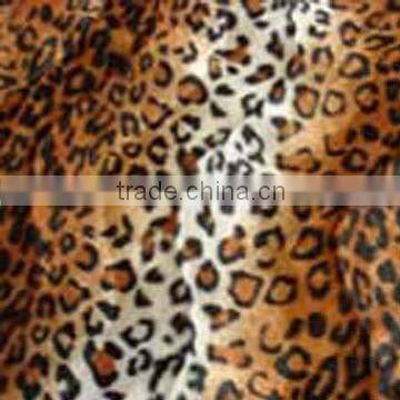 100% polyester printed velboa knitting fabric