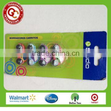 novelty 3D car shaped eraser for kids