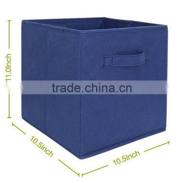 Foldable Fabric Basket Bin, Collapsible Storage Cube For Nursery Home and Office photo-4