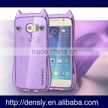 2015 High Quality Soft TPU Mobile Phone Case Cover for Samsung galaxy S6,For Samsung Galaxy S6 Case