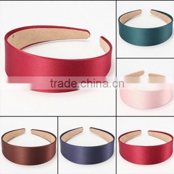 4CM Wide Lady Satin Headwear / Hair Hoops / Lady headband