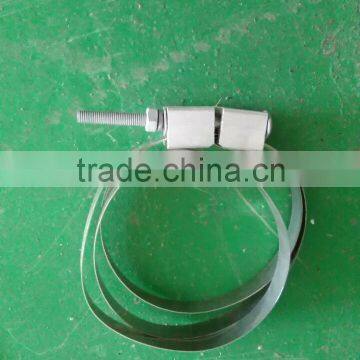 201,304 stainless steel belt / ADSS / OPGW pole cable clamp