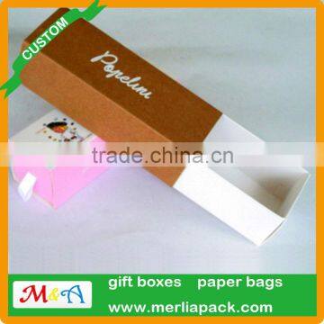 Rectangular Pink Paper Macaron Box Transparent PET Window Holds 7 Macarons Bakery Box