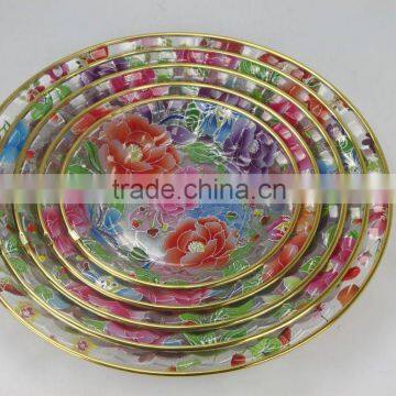 plastic transparent tray