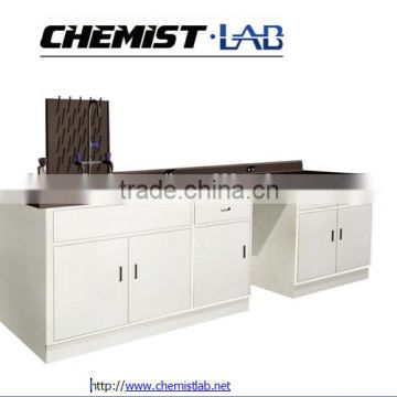 Free Design All Steel Lab Si Bench With Dry Rack & PP Sink in Chemical/Physical/Biology/Maths/Arts/Geography Laboratory