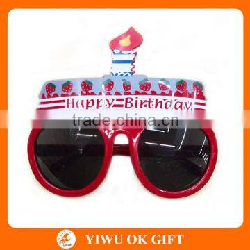 Happy birthday party sunglasses birthday candle glassed