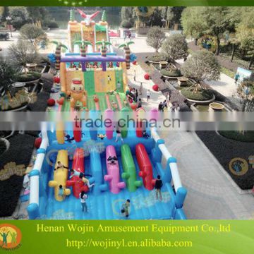 Adult inflatable obstacle course with commercial use