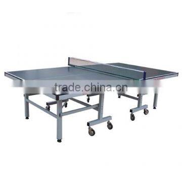 Factory manufacture 15/18/25mm single folding international sporting indoor table tennis table