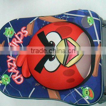 guangdong eva 3d trolly luggage bag for kids