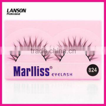 Eyelashes OEM/ customer package false eyelashes 824#