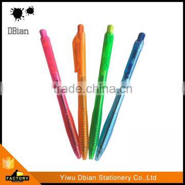 The latest style stylish plastic ball pen plastic with advanced technology