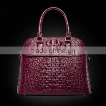 OEM Leather Handbag Lining Material Genuine Crocodile Bags Handbag Famous Brand