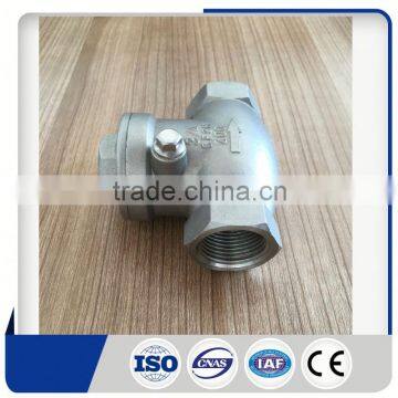 Professional Factory stainless steel screwed swing check valve supplier