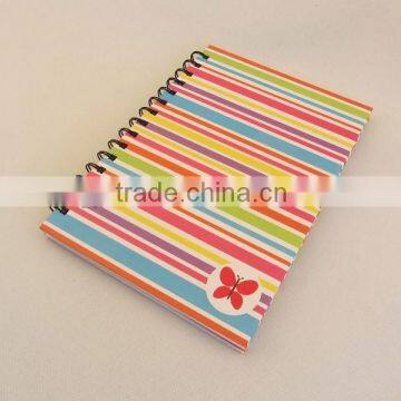 Sticky Note Pad spiral notebook with colored paper