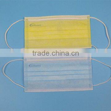 2014paper or nonwoven Clear face mask for industry