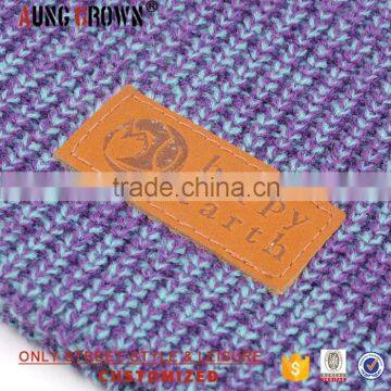 Winter Beanie Knit Slouchy Beanie Hat With Custom Label photo-3