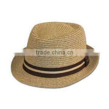 Plain Mexican Men Farmers Straw Cowboy Hat in China