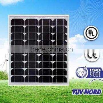 Factory Price 20W-70W Monocrystalline Solar Panels