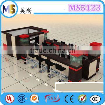 Wholesale salon supplies nail bar counter beauty salon furniture