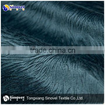 Polyester Burnout Velboa Fabric, Velvet Sofa Fabric photo-2