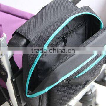 Rehabilitation Therapy Supplie bicycle double rear pannier bag of wheelchair Electric Wheelchair Pannier Bag