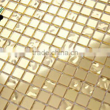 SMG13 concave-convex mosaic and gold glass mosaic for background wall decoration