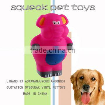 2014 Vinyl Elephant squeaky toys for dog, colors available