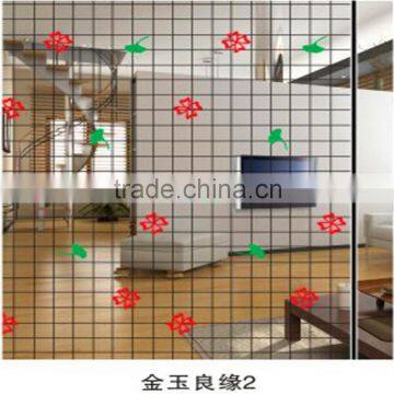 Coloful Decoration Screen Printed Glass for Bathroom Door photo-6