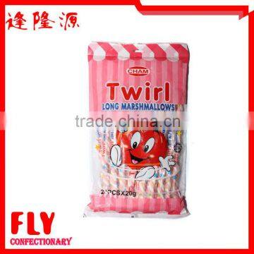 Halal Custom Rope STRAWBERRY Flavour Twisted Marshmallow