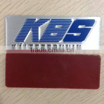 KBS logo aluminum metal sticker