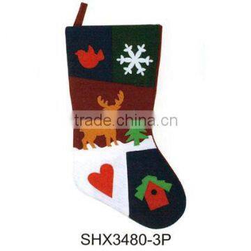 19" Non-woven Well-matched Christmas Stocking With Unique Design photo-2