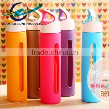 Long Hollow Out Silicone Cup Sleeve photo-5