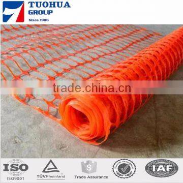 Hot sale industrial construction warning barrier orange plastic safety fence portable