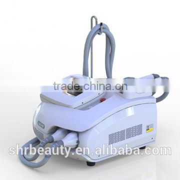 Portable IPL SHR Hair Removal Machine with Dual Headpiece ce approved for sale