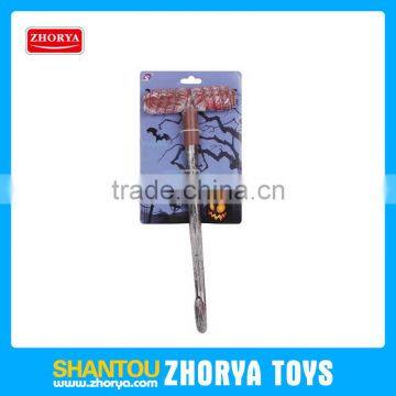 Zhorya creepy bloody hook Halloween party tool with tie/fixed on card packing scary party accessories bloody hook