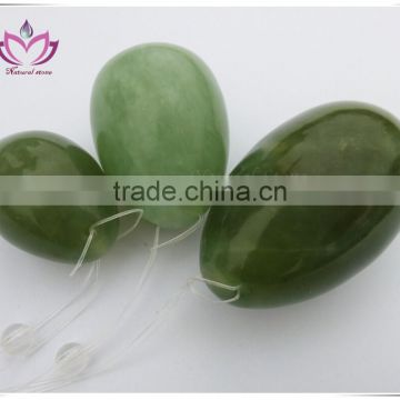 top grade good price drilled with hole kegel exercise xiuyan jade eggs