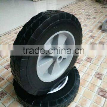 8'' pu lawn mover wheel flat free