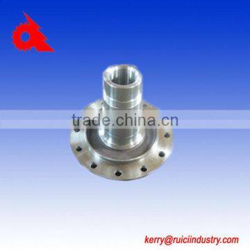 textile machinery shaft with flange