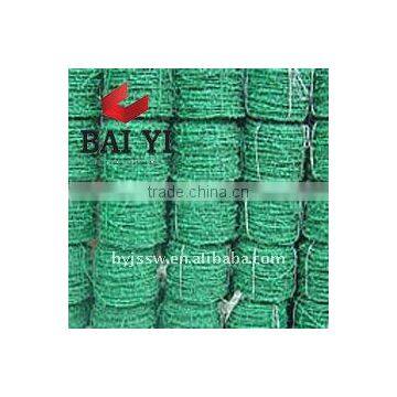 PVC Coated 10 Gauge Wire Barbed Wire ( Direct Factory )