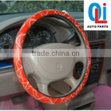 colorful leather girl steering wheel coversin car steering wheel covers