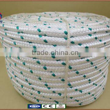 DOCK line|boat rope|premium 2mm-50mm| Pre-Spliced |Double braidPE | white/green