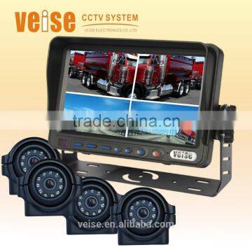 Quad Monitor With Touch Screen For Bus Farm Tractor Agriculture Equipment